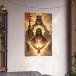 Religious Poster — Trinity Illustration Matte Vertical Wall Art