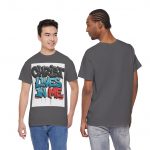 Graffiti Faith Tee - Unisex Heavy Cotton Shirt, Christian Apparel, Urban Style, Inspirational Gift, Casual Wear