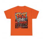 Urban Graffiti Tee, Street Art Shirt, Unisex Heavy Cotton Tee, Creative Expression Wear, Casual Everyday T-Shirt, Graphic Art Apparel