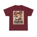 T-Shirt — "Call on His Name" Vintage Christian Phone Graphic Tee