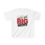 Exciting Announcement Kids T-Shirt, Fun Kids Tee, Gift for Kids, Big News Shirt, Celebration Tee, Birthday Gift, Playful Kids Apparel