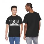TGIF Graphic Unisex Heavy Cotton Tee - Thank God I'm Forgiven Theme