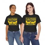 Caution God's Work in Progress Tee - Inspirational Unisex Heavy Cotton Shirt, Motivation Gift, Casual Wear, Faith-Based Apparel, [...]
