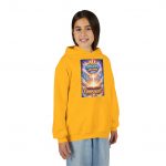 Youth Hoodie — "All Begins and Ends With God’s Will" Inspirational Christian Kids Pullover