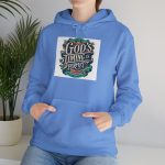 God's Timing Is Perfect Hoodie — Christian Inspirational Faith Sweatshirt