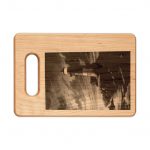 Engraved Wooden Cutting Board — Rustic Personalized Serving & Chopping Board