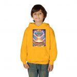 Youth Hoodie — "All Begins and Ends With God’s Will" Inspirational Christian Kids Pullover