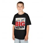 Exciting Announcement Kids T-Shirt, Fun Kids Tee, Gift for Kids, Big News Shirt, Celebration Tee, Birthday Gift, Playful Kids Apparel