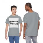 No Risk, No Fun Unisex Cotton Tee - Casual T-Shirt for Adventurers, Great Gift for Friends, Everyday Wear, Birthday Celebration, [...]