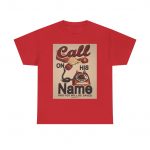 T-Shirt — "Call on His Name" Vintage Christian Phone Graphic Tee