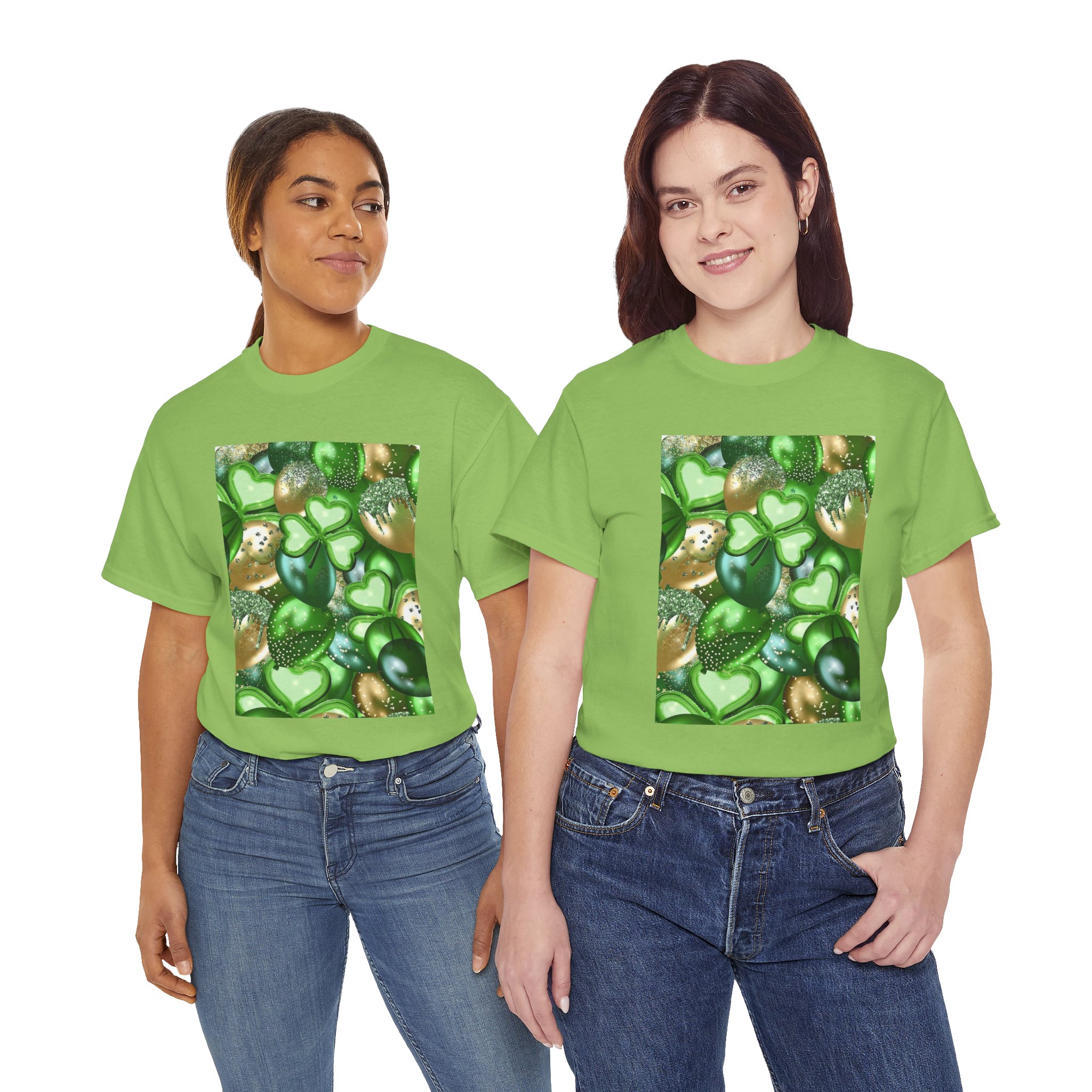 St. Patrick's Day Shamrock Heart T-Shirt