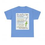 God’s Top Ten Unisex Cotton Tee - Faith T-Shirt for Believers, Religious Gift, Church Wear, Inspirational Apparel, Casual Outfit
