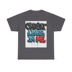 Graffiti Faith Tee - Unisex Heavy Cotton Shirt, Christian Apparel, Urban Style, Inspirational Gift, Casual Wear