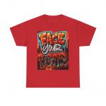 Urban Graffiti Tee, Street Art Shirt, Unisex Heavy Cotton Tee, Creative Expression Wear, Casual Everyday T-Shirt, Graphic Art Apparel