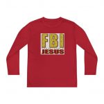 Youth Long Sleeve Tee - FBI for Jesus | Faith-Based Apparel, Religious Gifts, Christian Youth Wear, Casual Tees, Inspirational Shirts