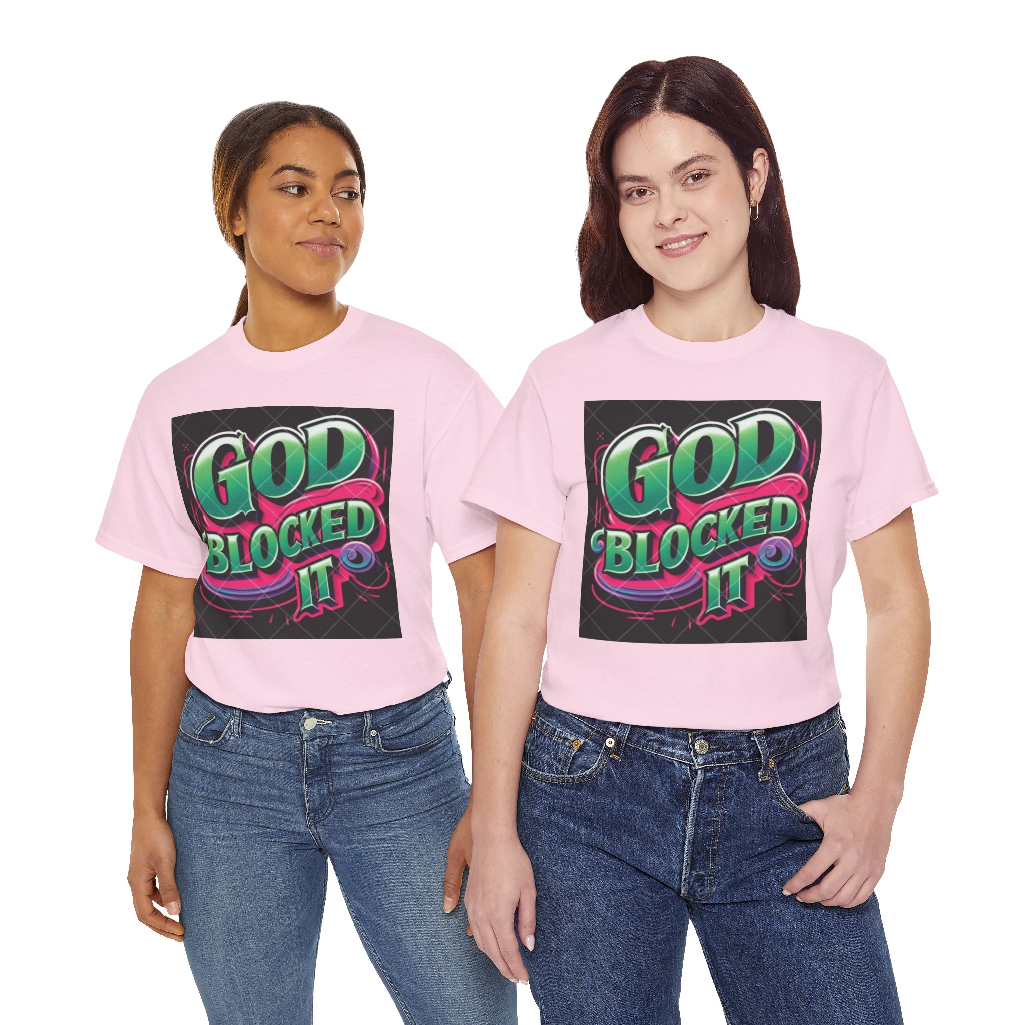 God Blocked It Unisex Heavy Cotton Tee, Inspirational Shirt, Faith-Based Apparel, Motivational T-Shirt, Unique Gift for Believers, [...]