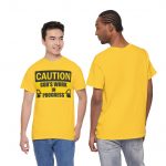 Caution God's Work in Progress Tee - Inspirational Unisex Heavy Cotton Shirt, Motivation Gift, Casual Wear, Faith-Based Apparel, [...]