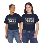 Hooked on Jesus Fishing T-Shirt — Mark 1:17 Christian Faith Tee