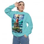 Lighthouse Storm Sweatshirt — Nautical Scenic Crewneck