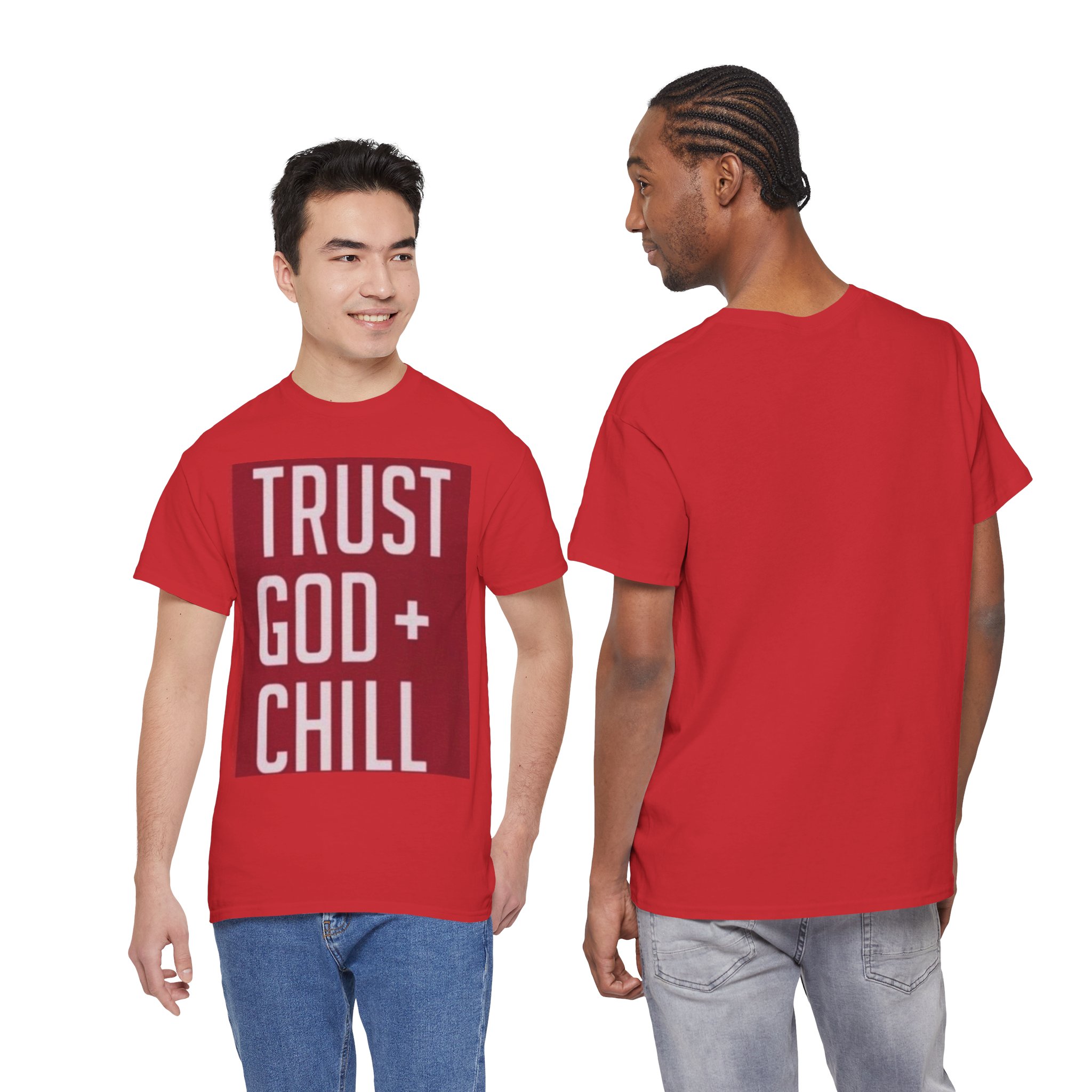 Trust God + Chill Unisex Heavy Cotton Tee - Relaxed Faith T-Shirt for Casual Wear, Christian Gifts, Summer Outfits, Inspirational [...]