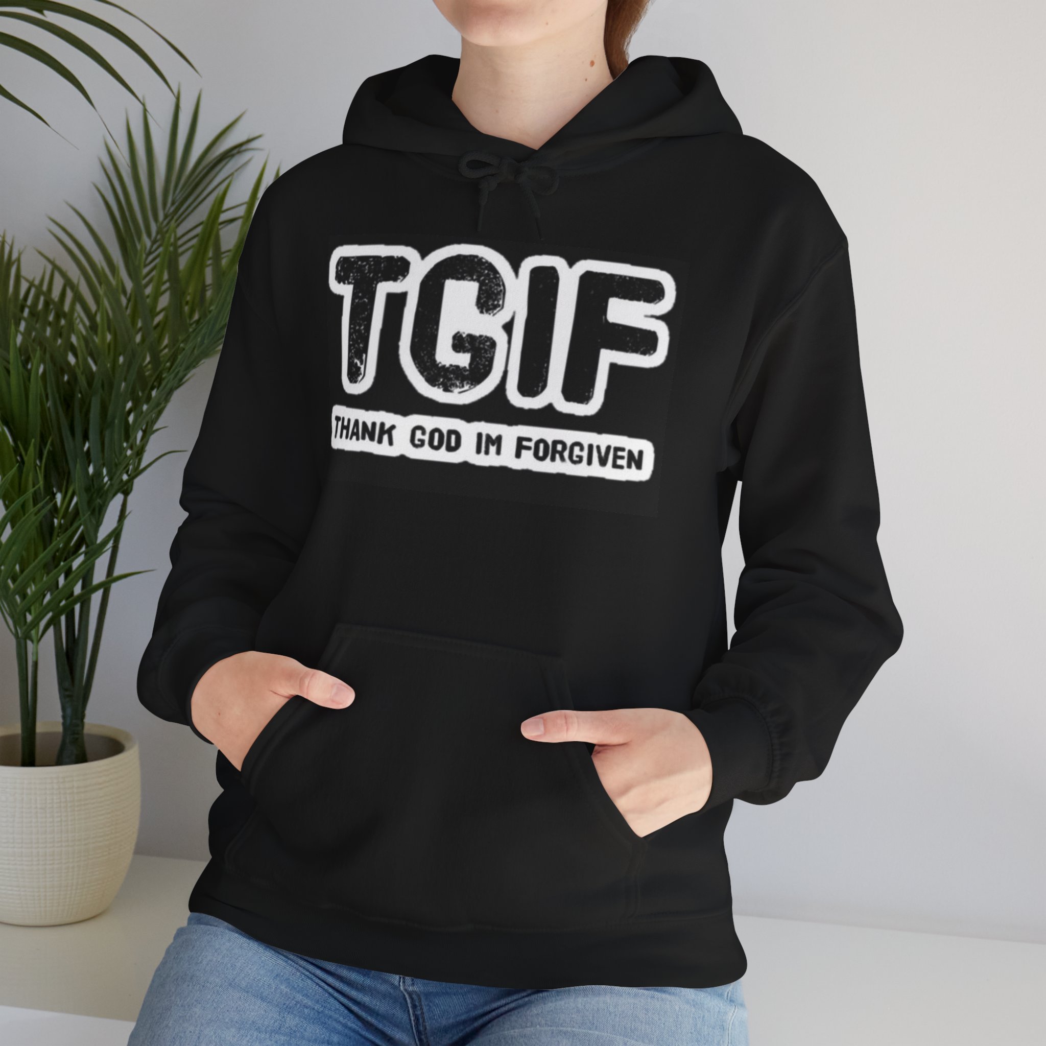 TGIF Unisex Hoodie - Perfect for Fridays, Relaxed Vibes, Casual Wear, Gift for Friends, Hoodie for Everyday Comfort