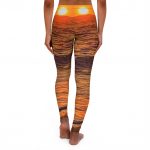 Sunset Ocean Leggings — Women's Beach Sunset Print Yoga Leggings