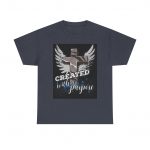 Faith-Inspired Graphic Tee - Created with a Purpose T-Shirt, Inspirational Shirt, Christian Apparel, Unisex Casual Wear, Gift for Believers