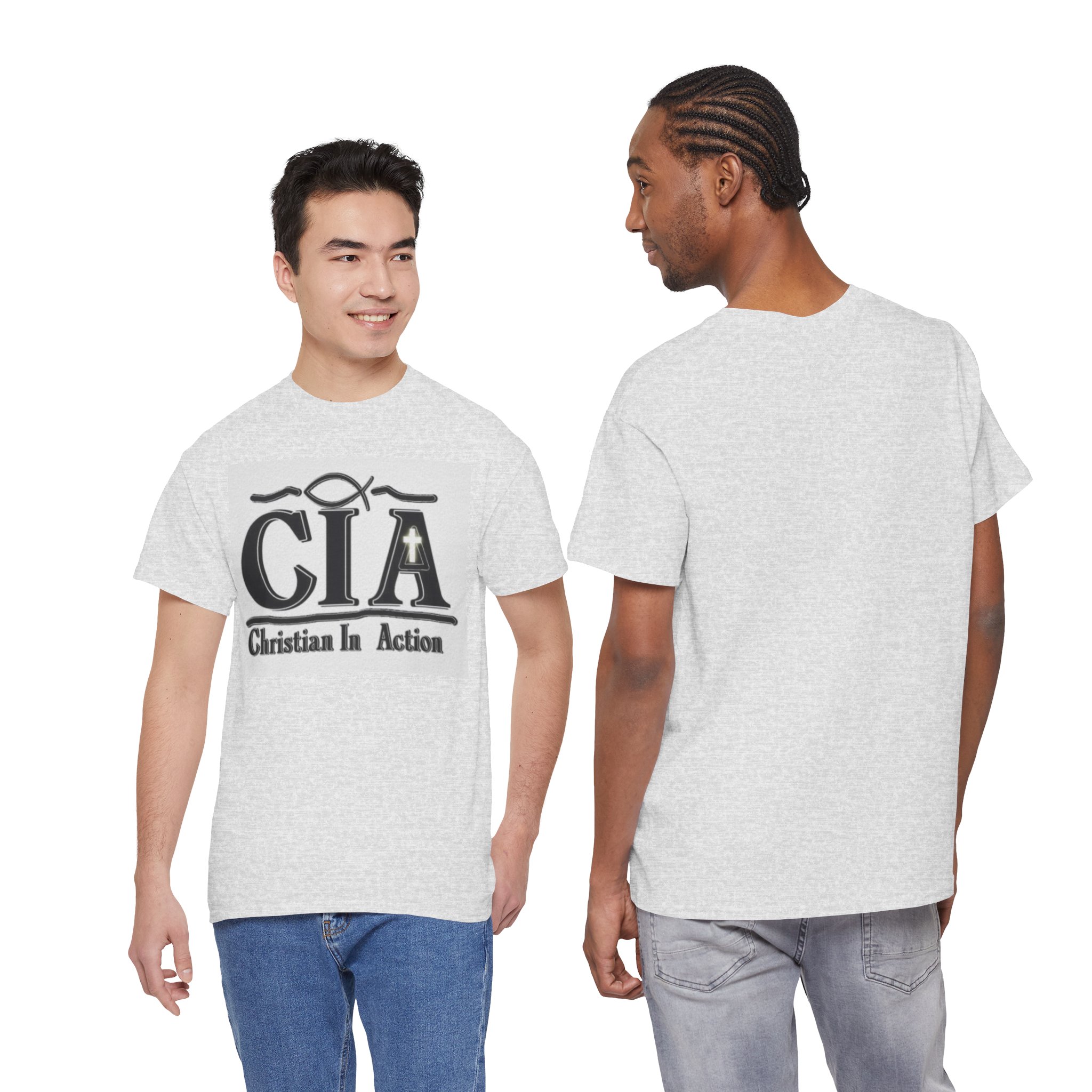 Christian Action Unisex Tee, Casual Faith Shirt, Inspirational Top, Religious Gift, Everyday Wear, Christian Apparel