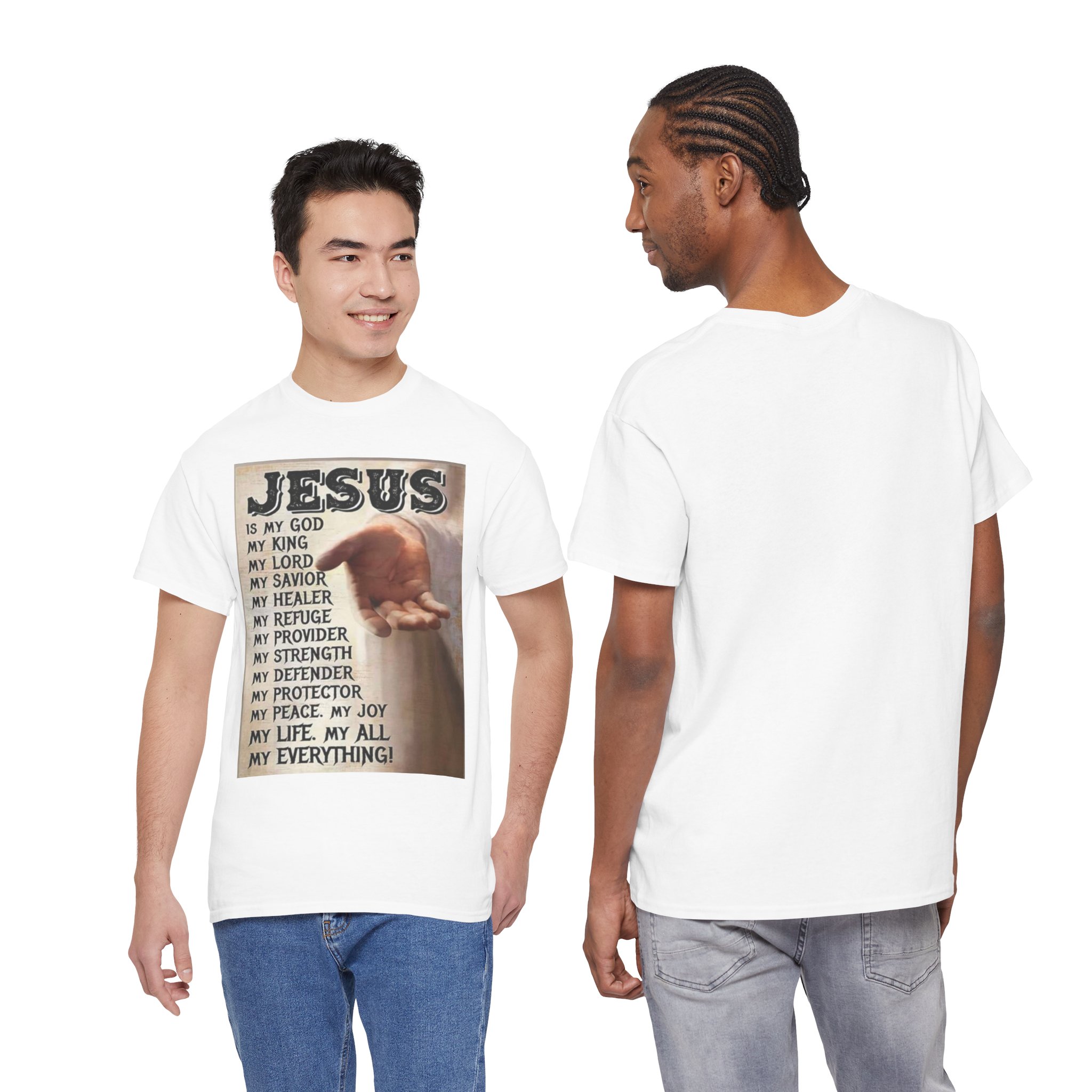 Faith-Inspired Unisex T-Shirt, Jesus is My God, Christian Gift, Religious Tee, Inspirational Apparel, Spiritual Wear