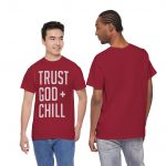 Trust God + Chill Unisex Heavy Cotton Tee - Relaxed Faith T-Shirt for Casual Wear, Christian Gifts, Summer Outfits, Inspirational [...]