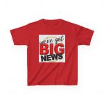 Exciting Announcement Kids T-Shirt, Fun Kids Tee, Gift for Kids, Big News Shirt, Celebration Tee, Birthday Gift, Playful Kids Apparel