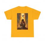 Religious Prayer T‑Shirt — Jesus Kneeling with Dove Graphic Tee