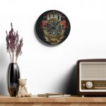 U.S. Army Emblem Acrylic Wall Clock — Military Pride Home Decor