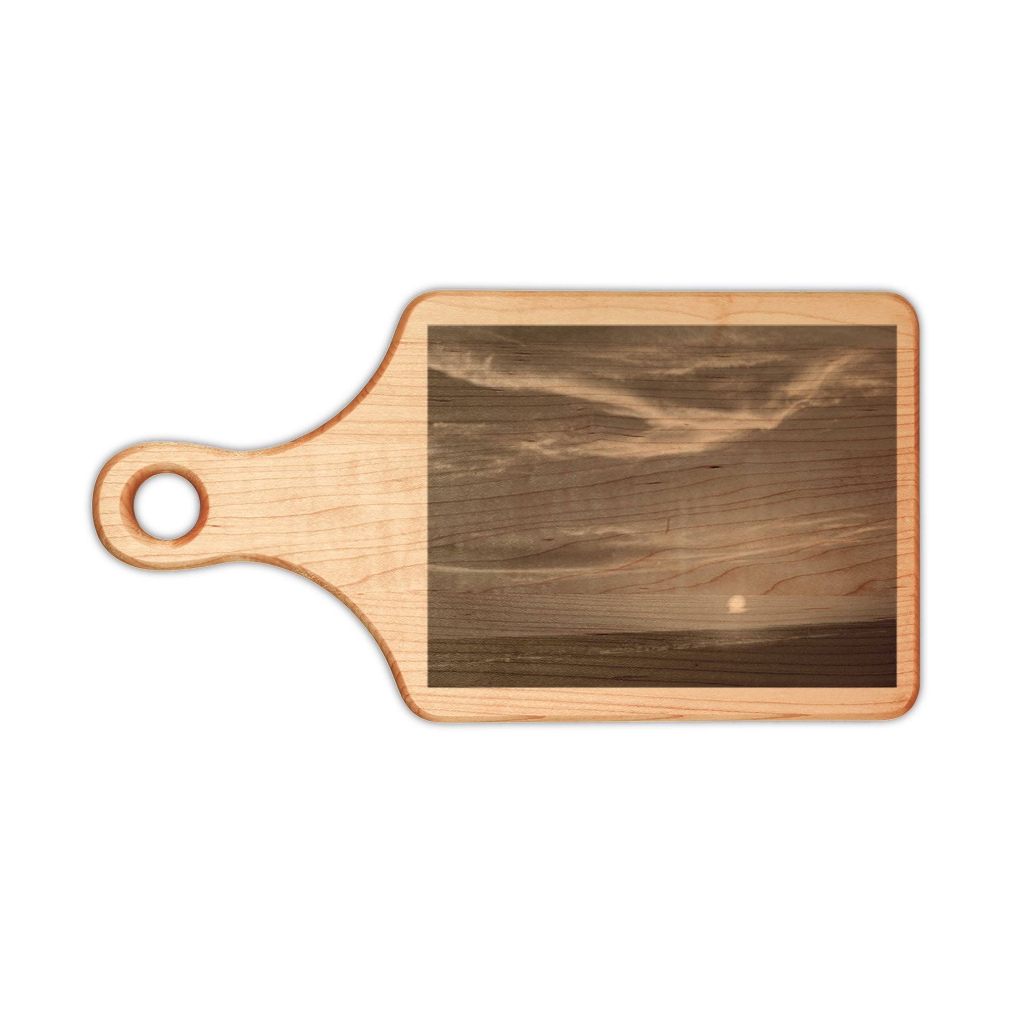 Engraved Wood Cutting Board — Rustic Personalized Chopping Board