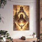 Religious Poster — Trinity Illustration Matte Vertical Wall Art