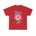 Valentine Cherubs Heart Tee — Romantic Cupid Love Graphic T-Shirt