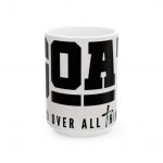 Coffee Mug — 'God Over All Things' Bold Faith Ceramic Mug (11oz & 15oz)