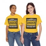Unisex Christian Under Construction Tee, Faith-Based Shirt, Inspirational Graphic Tee, Casual Wear, Gift for Believers
