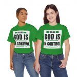 Relax God is in Control Unisex Heavy Cotton Tee, Faith-Based T-Shirt, Inspirational Gift, Casual Wear, Christian Apparel, Everyday Comfort
