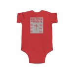 Infant Bodysuit - "Dear Person Behind Me" Graphic Baby Onesie (Pink)