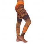 Sunset Ocean Leggings — Women's Beach Sunset Print Yoga Leggings
