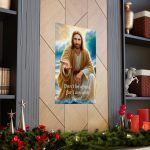Faith Poster — "Don't Be Afraid, For I Am With You" Inspirational Wall Art