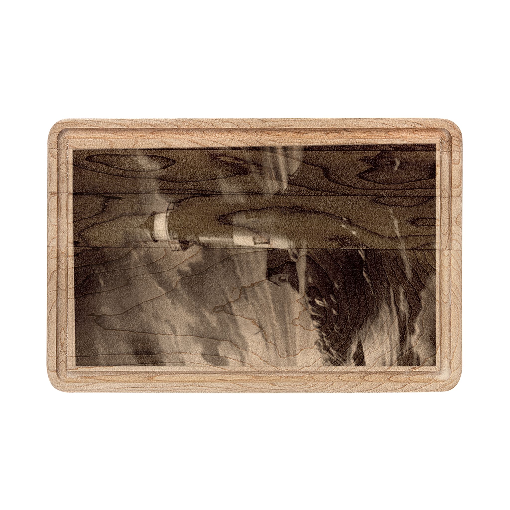 Engraved Wooden Cutting Board — Rustic Personalized Serving & Chopping Board