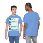 Spiritual Message T-Shirt, Faith Tee, Christian Gift, Inspirational Top, Comfortable Cotton Shirt, GRACE Design