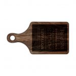 Engraved Motivational Wooden Cutting Board — 'Focus, Inspire, Encourage'