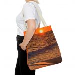 Sunset Beach Tote Bag, Summer Essentials, Eco-Friendly Carryall, Gifts for Her, Travel Accessory, Beach Day Fun