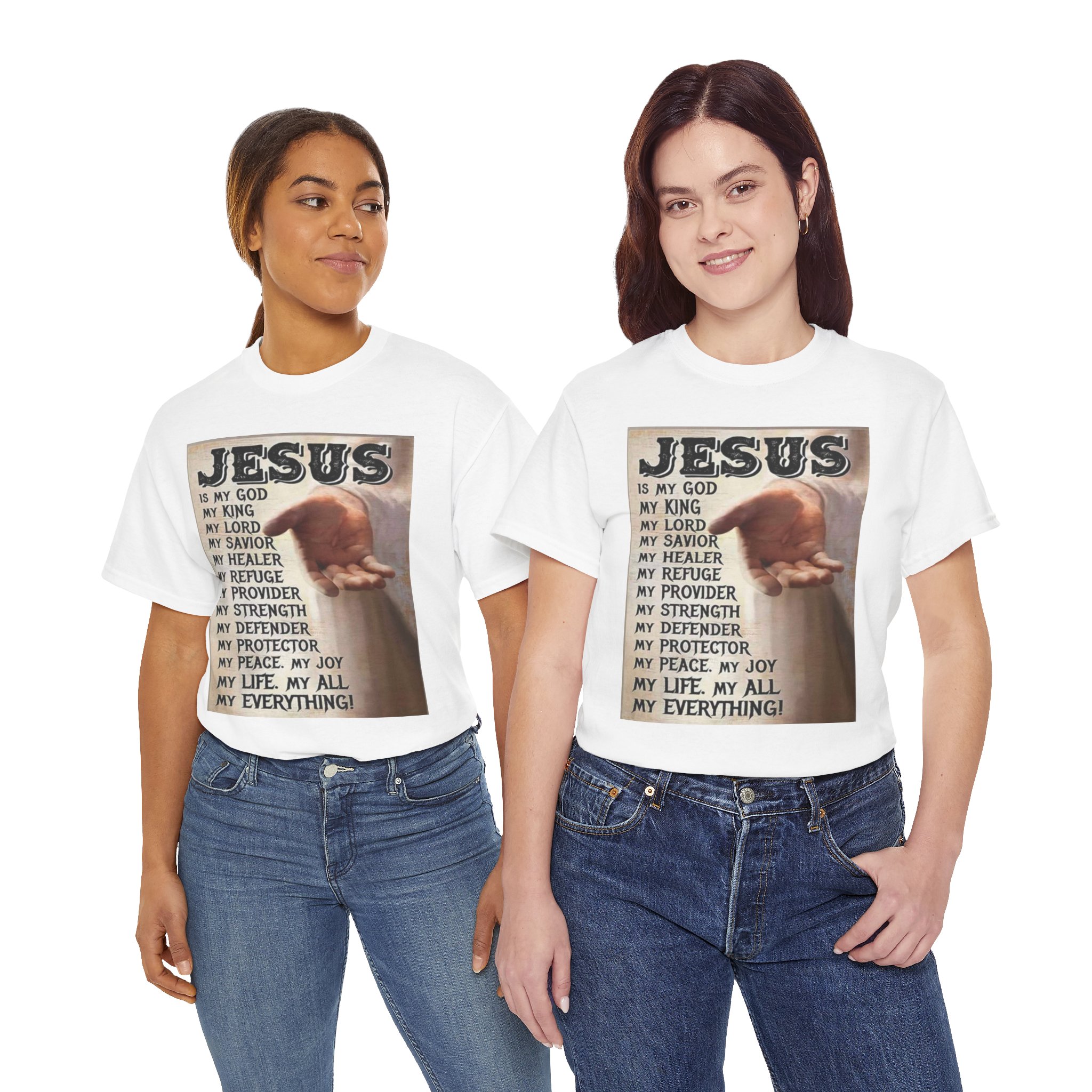 Inspirational Christian Tee, Jesus Is My Everything Shirt, Faith-Based Heavy Cotton T-Shirt, Religious Apparel, Spiritual Gift, Casual [...]
