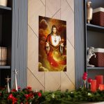 Sacred Heart of Jesus Matte Poster — Religious Christian Wall Art