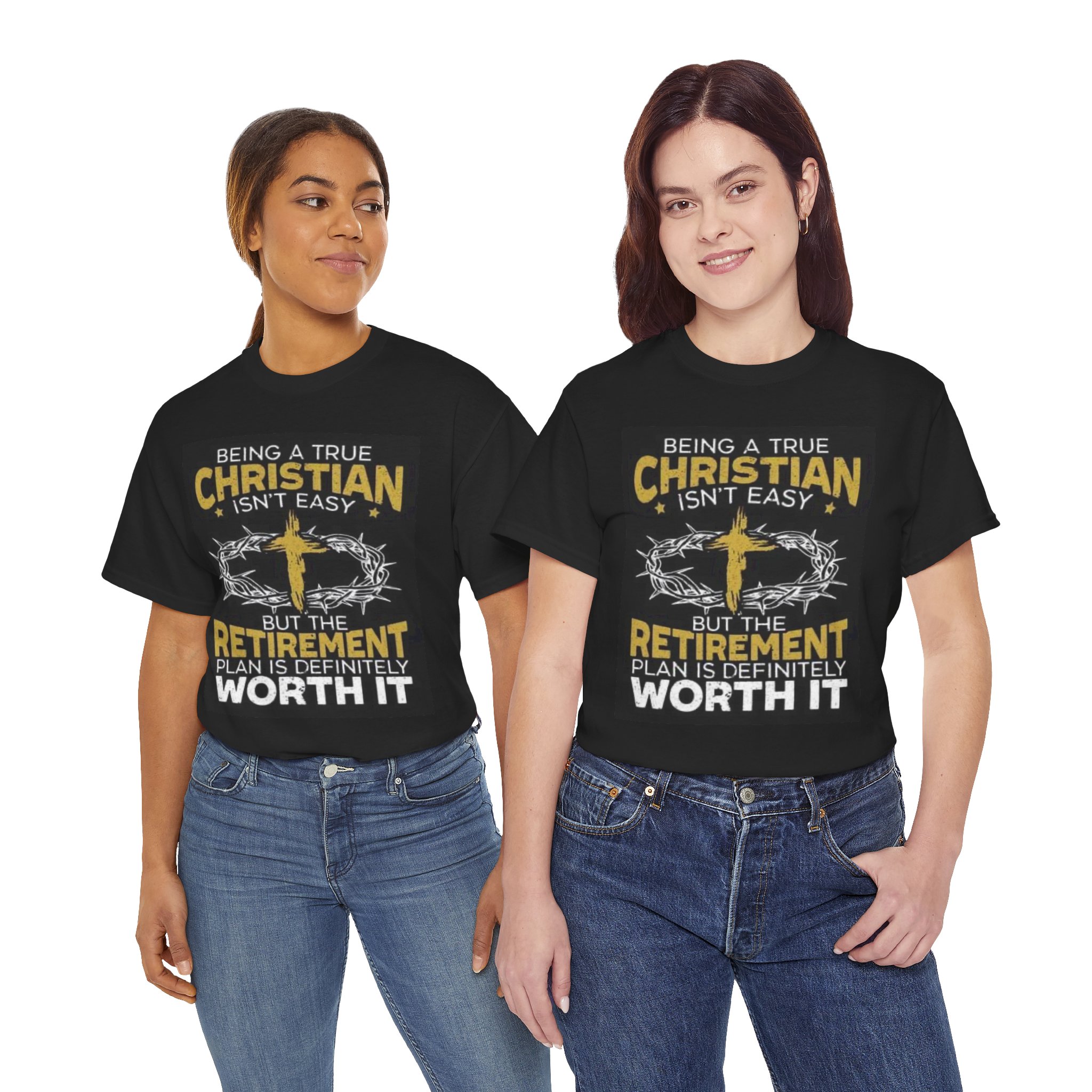 Christian Retirement Humor Tee, Funny Christian Gift, Unisex Cotton Shirt, Retirement Party Outfit, Inspirational Tee