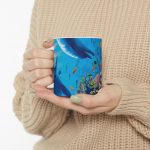 Underwater Reef Ceramic Mug — Colorful Ocean Fish Design (11oz, 15oz)